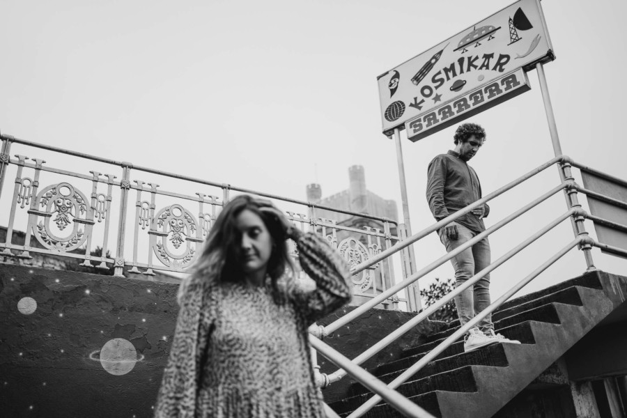 NOVIOS EN SU PREBODA EN DONOSTI SAN SEBASTÍAN