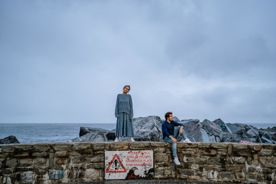 NOVIOS EN SU PREBODA EN DONOSTI SAN SEBASTÍAN