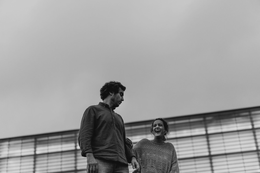 NOVIOS EN SU PREBODA EN DONOSTI SAN SEBASTÍAN