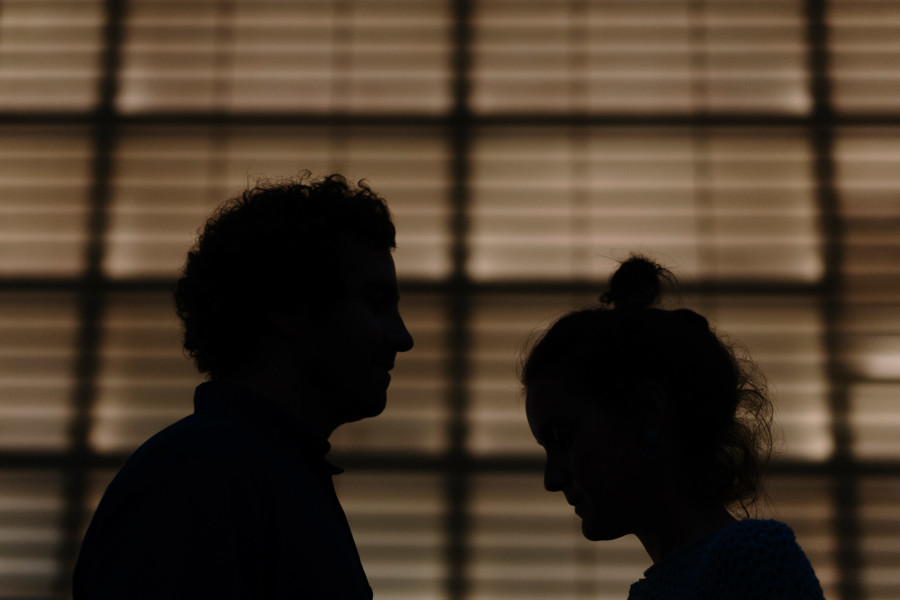 NOVIOS EN SU PREBODA EN DONOSTI SAN SEBASTÍAN