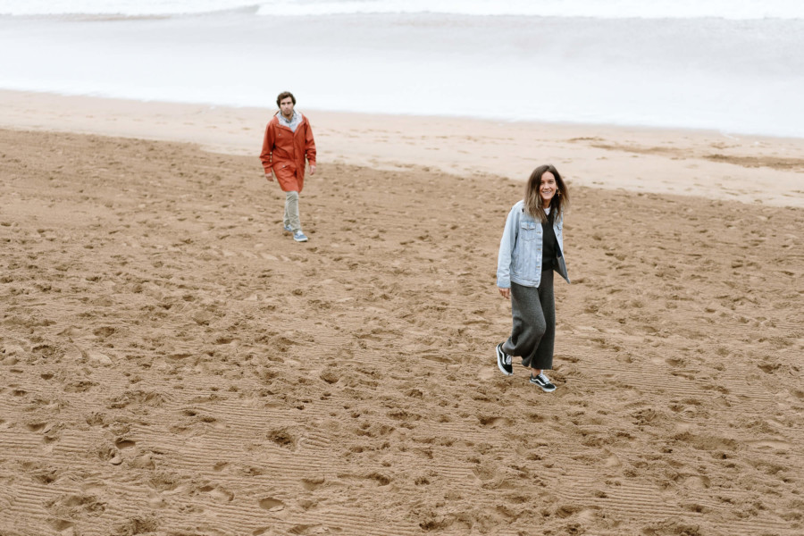 NOVIOS EN SU PREBODA EN DONOSTI SAN SEBASTÍAN