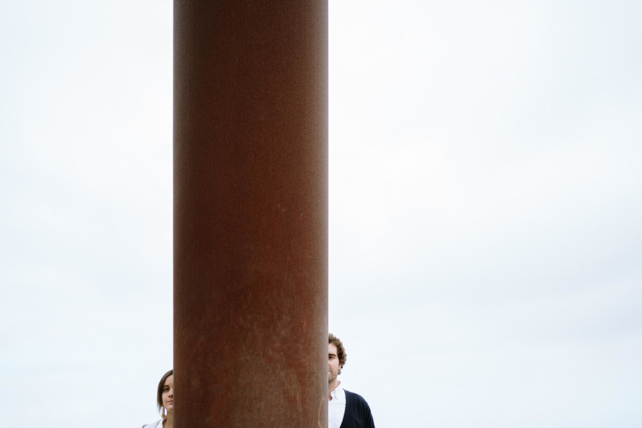NOVIOS EN SU PREBODA EN DONOSTI SAN SEBASTÍAN
