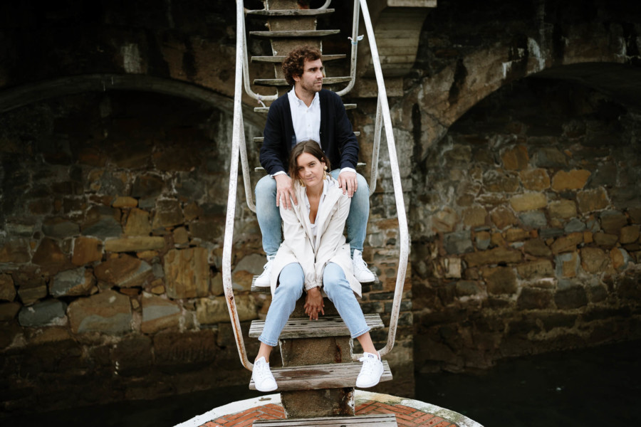 NOVIOS EN SU PREBODA EN DONOSTI SAN SEBASTÍAN