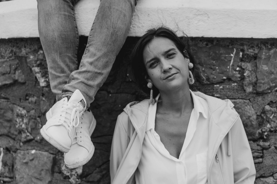 NOVIA EN SU PREBODA EN DONOSTI SAN SEBASTÍAN