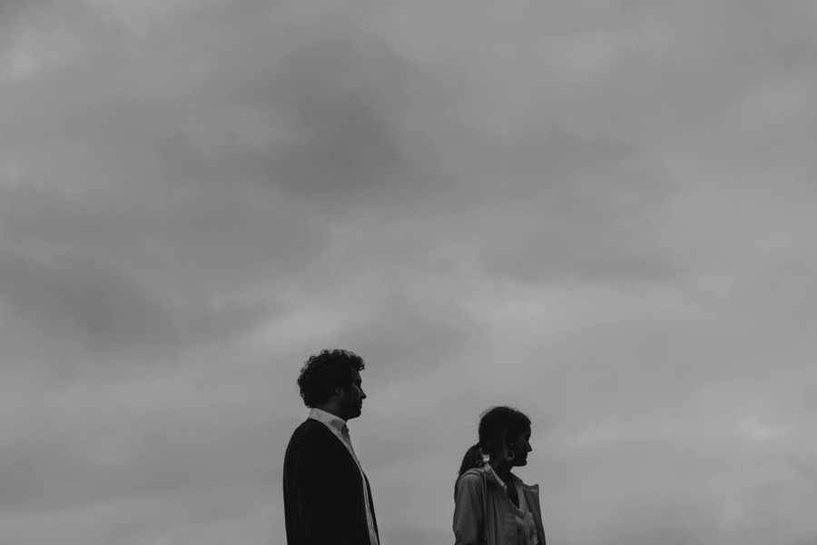 NOVIOS EN SU PREBODA EN DONOSTI SAN SEBASTÍAN